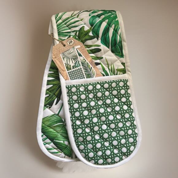 Michel Design Works Palm Breeze Double Oven Glove New With Tags - Picture 4 of 4